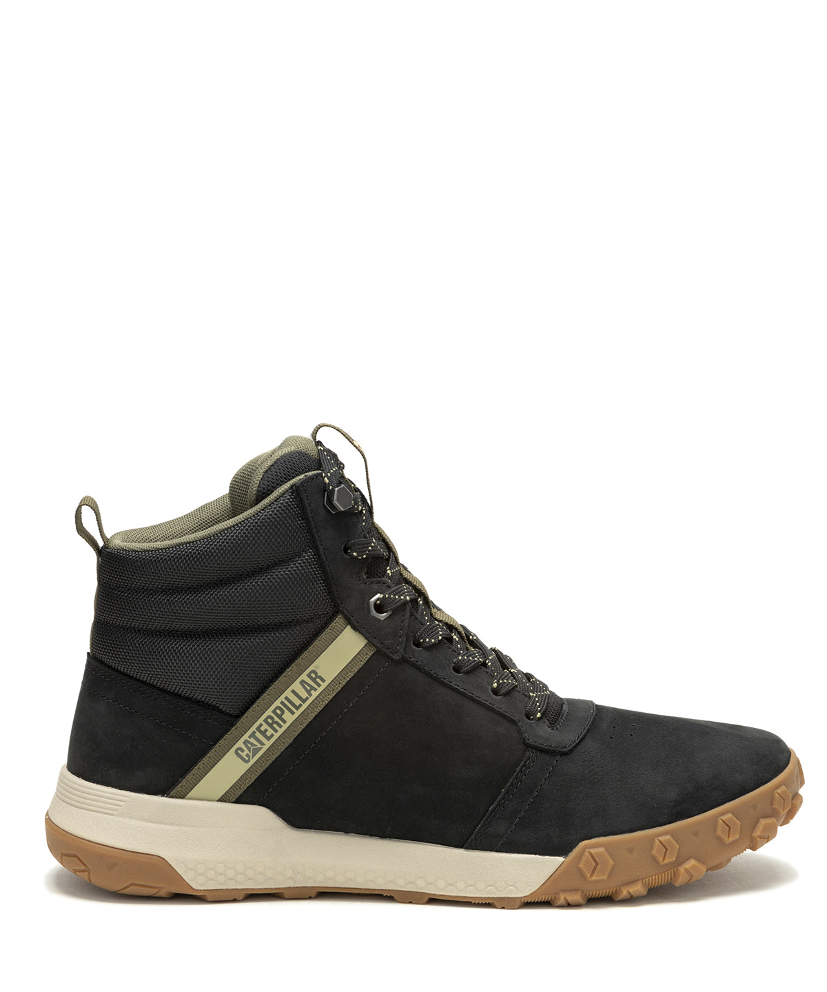 Zapatilla Con Caña Casual Hombre Hex Ready Mid Negro Cat