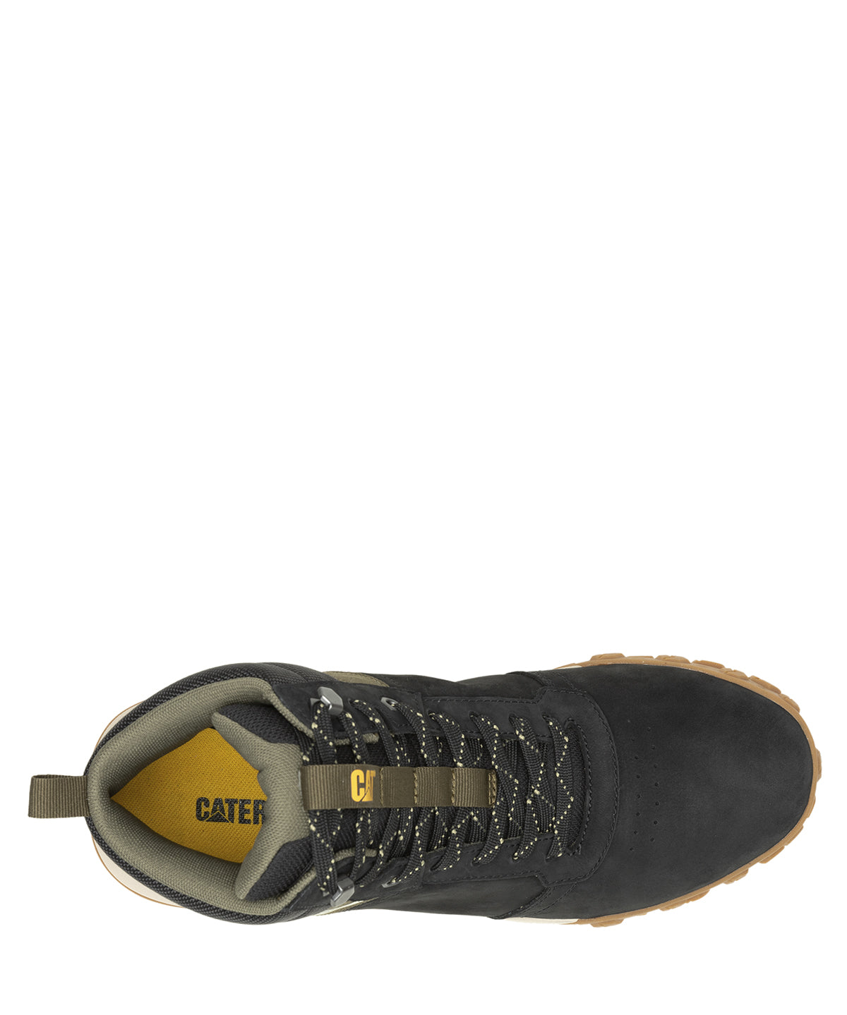 Zapatilla Con Caña Casual Hombre Hex Ready Mid Negro Cat