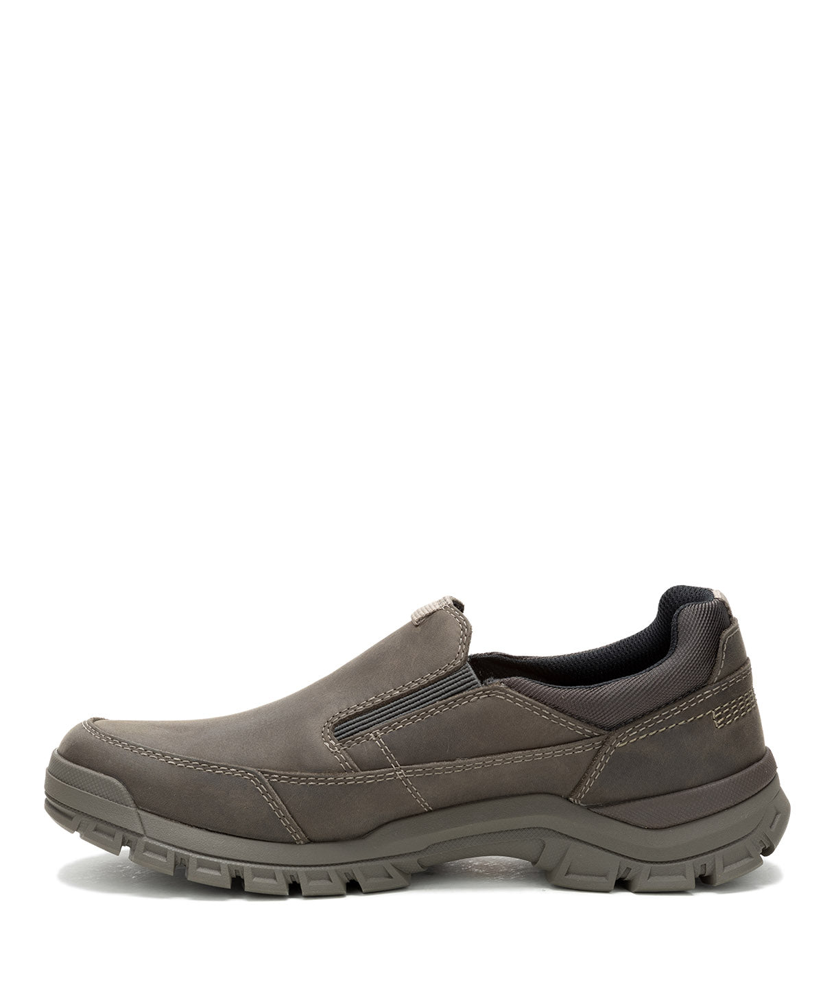 Zapatilla Cuero Hombre Threshold Slip On Gris Pardo Cat