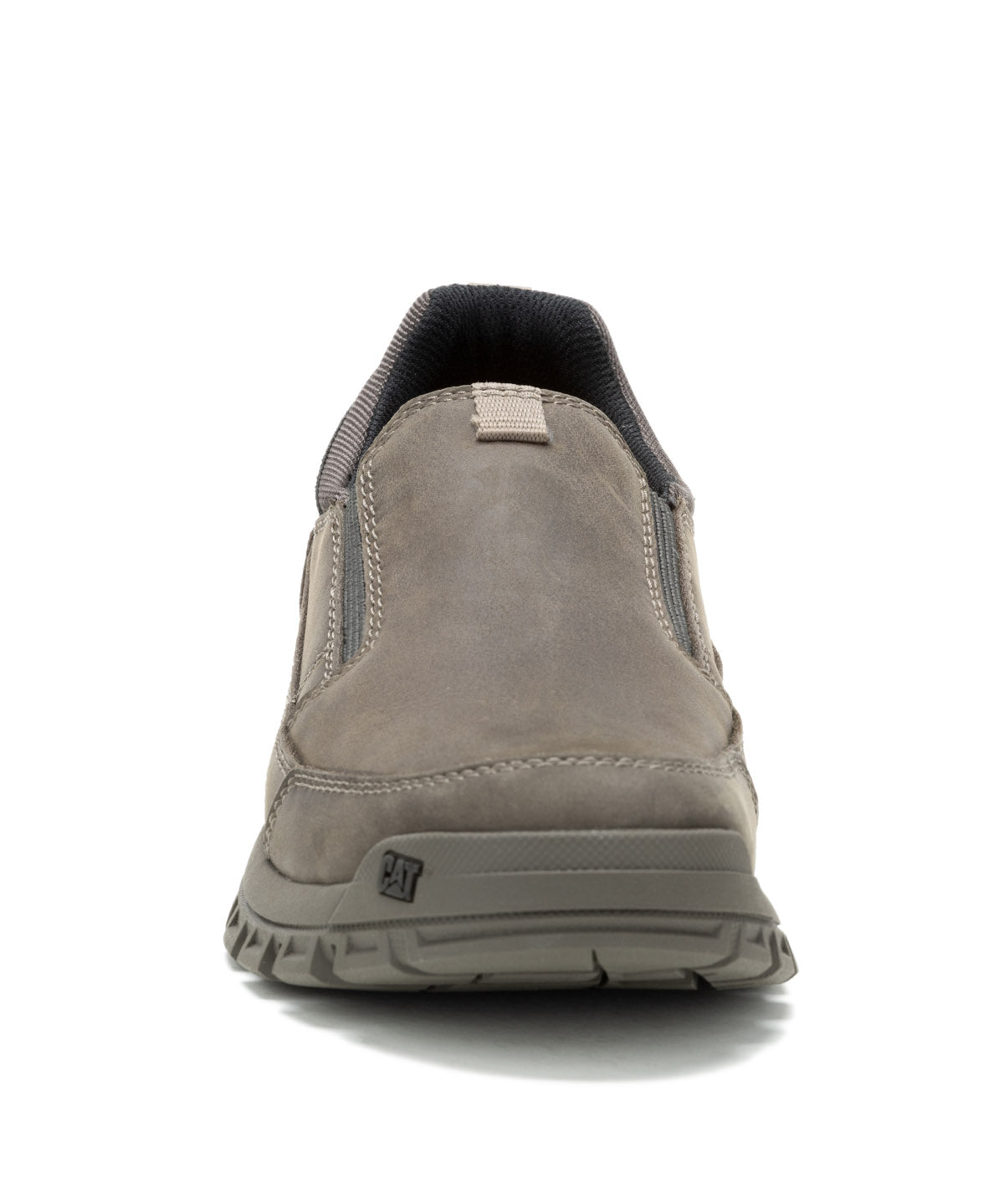 Zapatilla Cuero Hombre Threshold Slip On Gris Pardo Cat