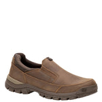 Zapatilla Cuero Hombre Threshold Slip On Café Oscuro Cat