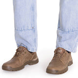 Zapatilla Cuero Hombre Threshold Low Café Oscuro Cat
