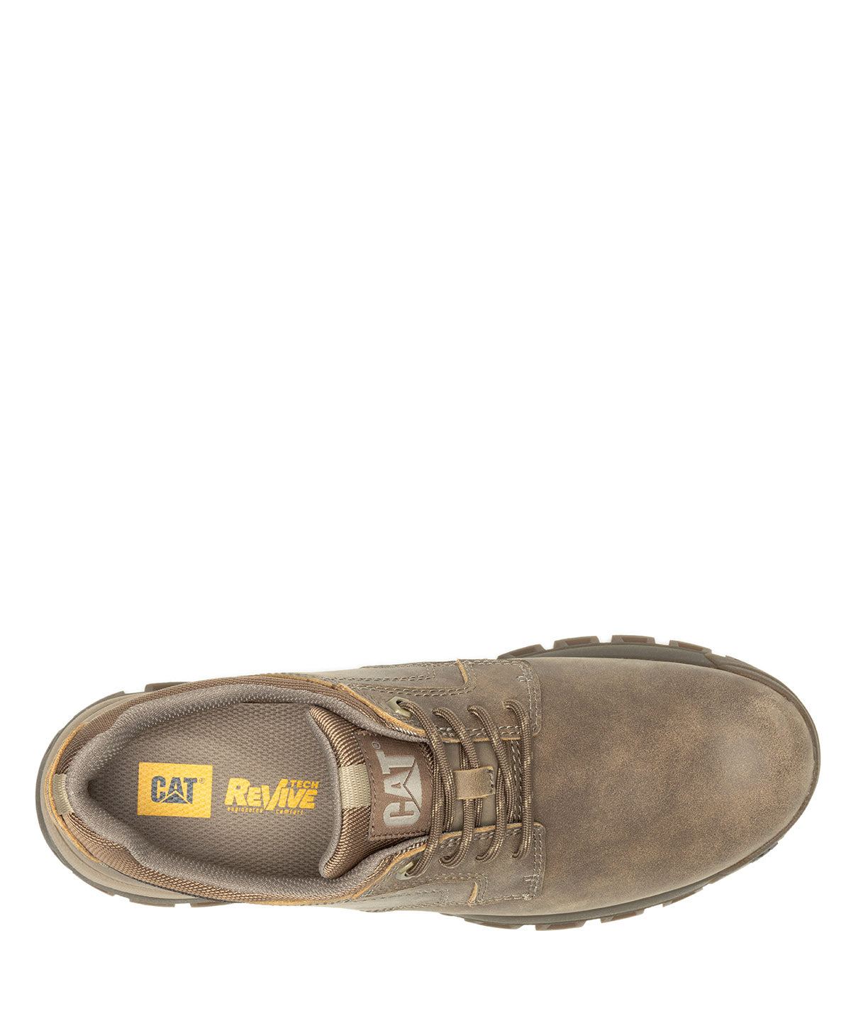 Zapatilla Cuero Hombre Threshold Low Café Oscuro Cat