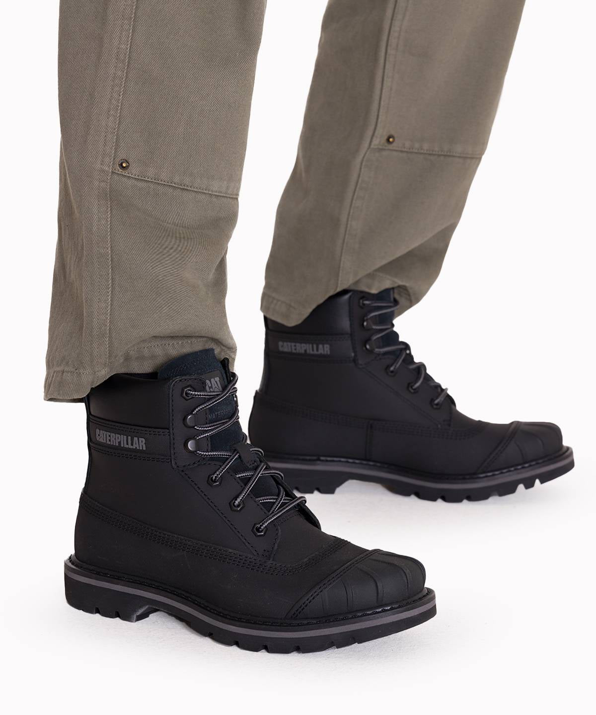Botín Waterproof Colorado Galosh Hombre Negro Cat