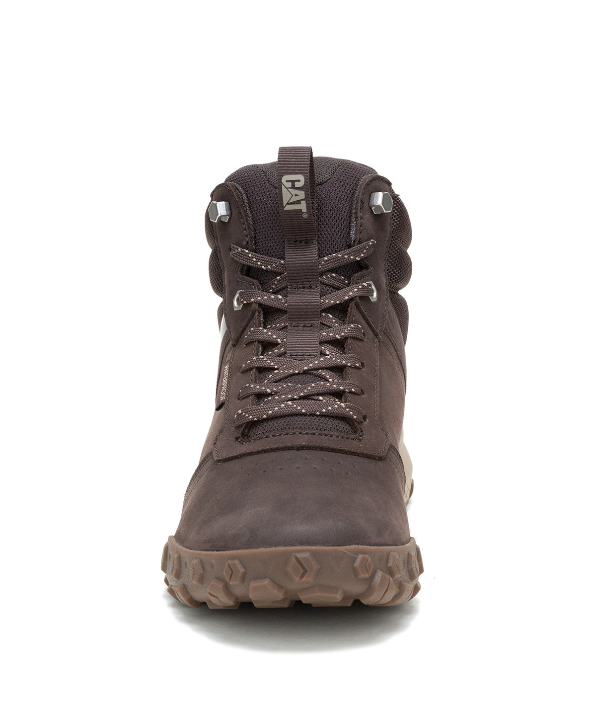 Botín Waterproof Hombre Hex Ready Mid Café Cat