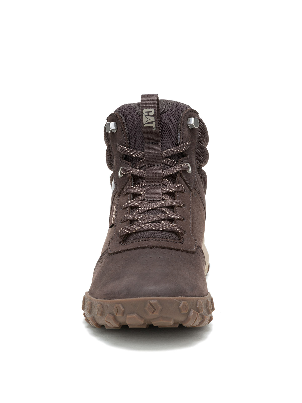 Botín Waterproof Hombre Hex Ready Mid Café Cat