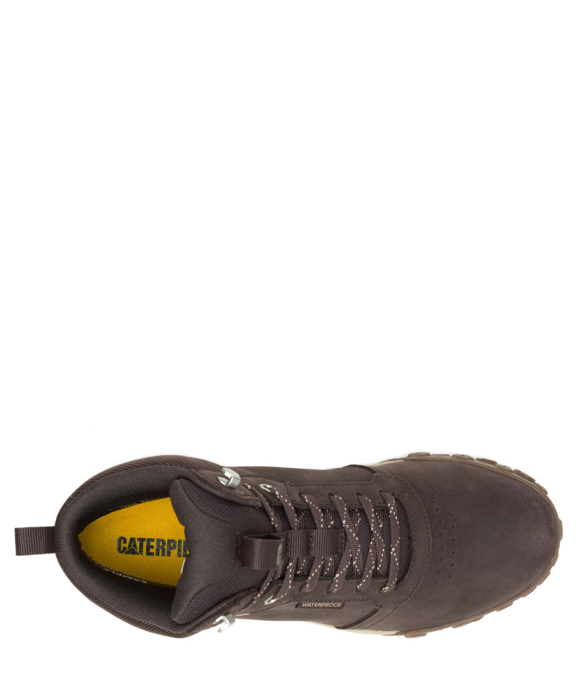 Botín Waterproof Hombre Hex Ready Mid Café Cat