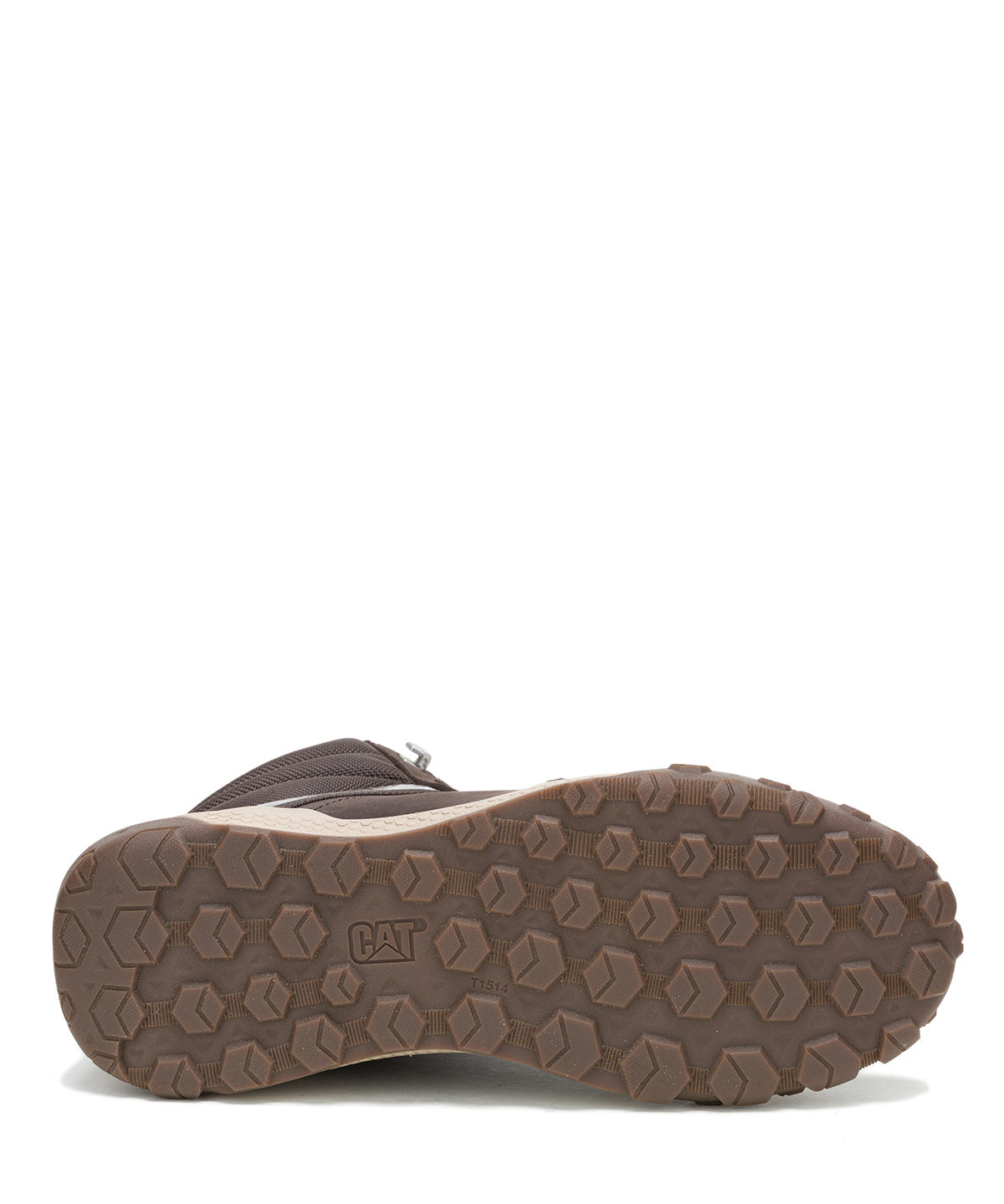 Botín Waterproof Hombre Hex Ready Mid Café Cat