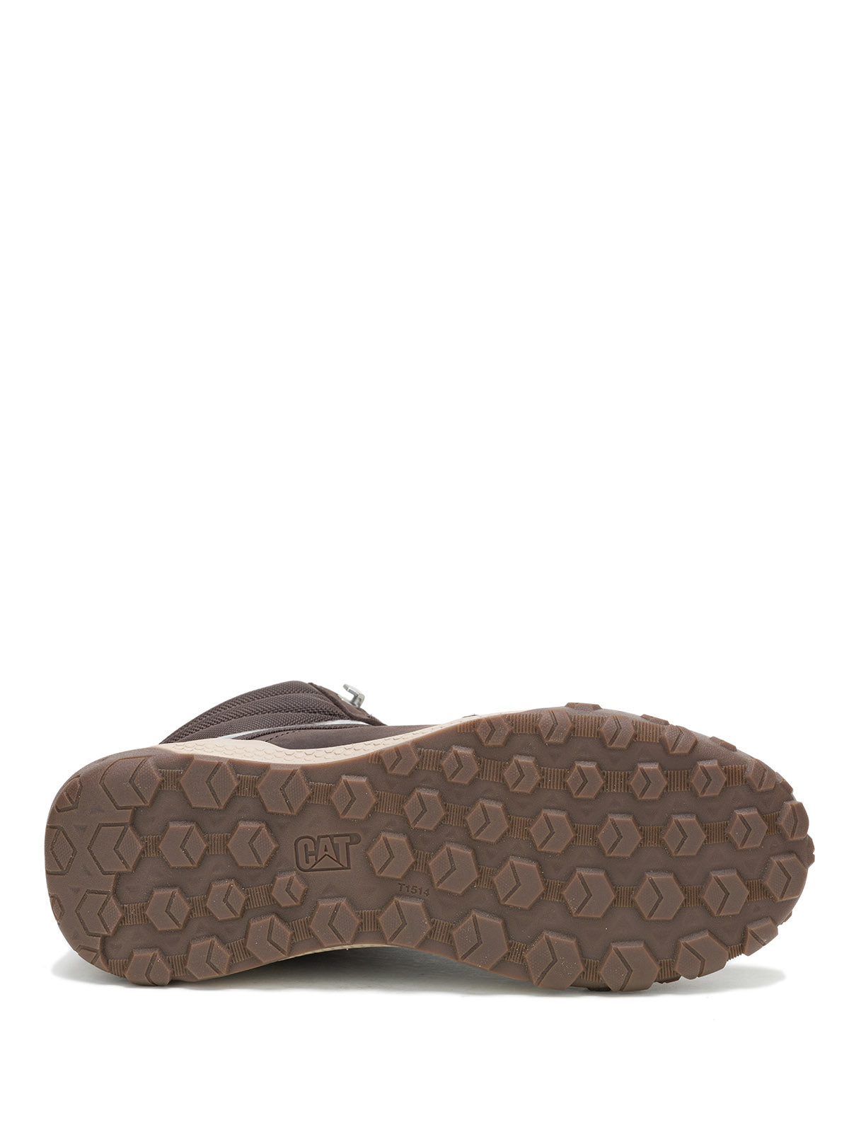 Botín Waterproof Hombre Hex Ready Mid Café Cat