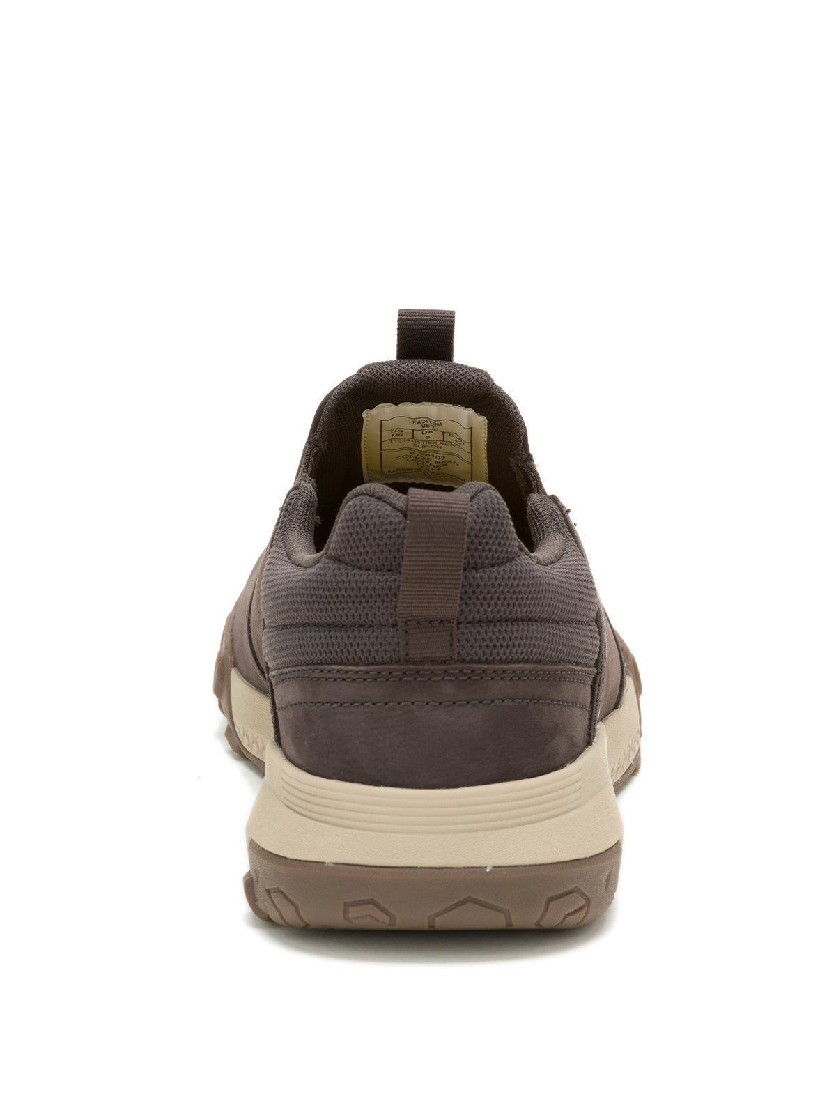 Slip On Cuero Hombre Hex Ready Café Oscuro Cat