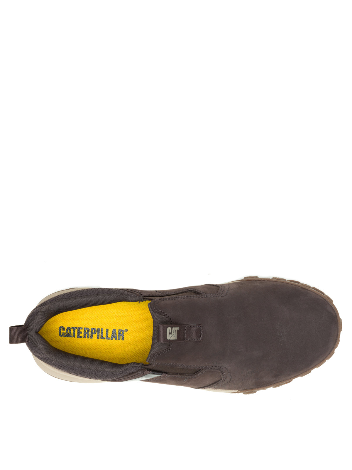 Slip On Cuero Hombre Hex Ready Café Oscuro Cat