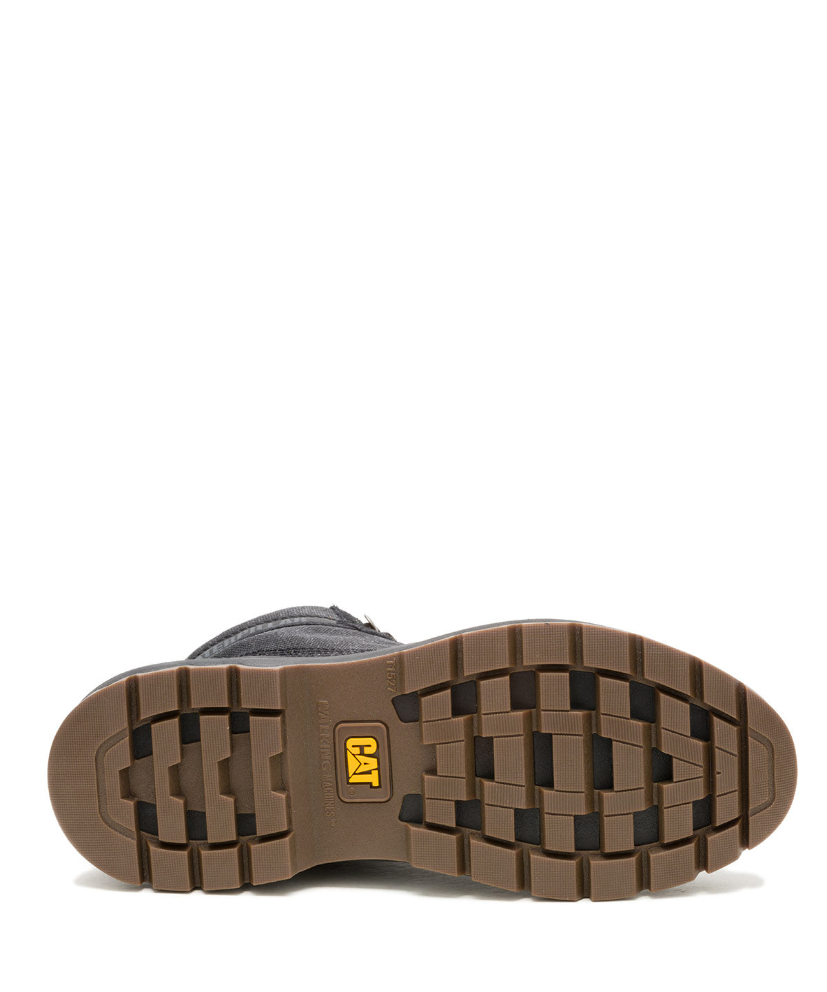Zapatilla Con Caña Hombre Colorado Sneaker Canvas Negro Cat