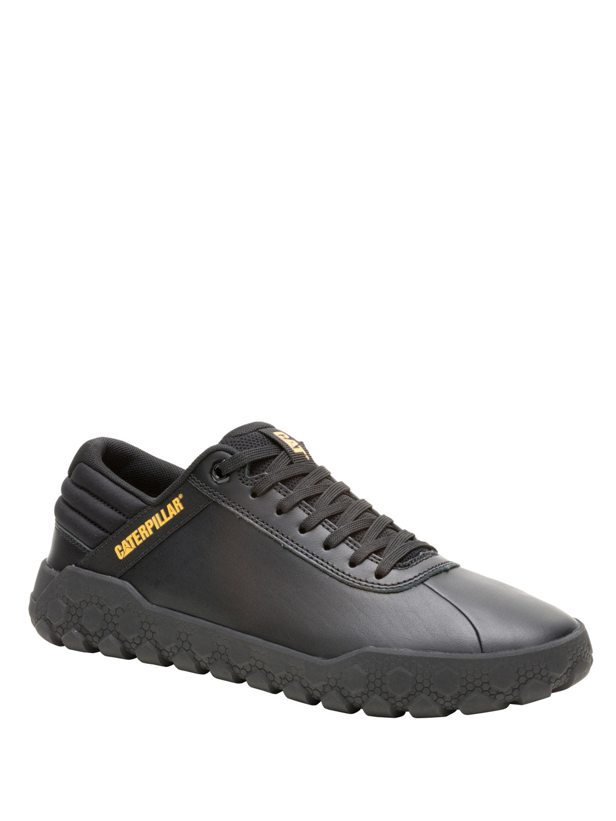 Zapatilla Cuero Hombre Hex + Negro Cat