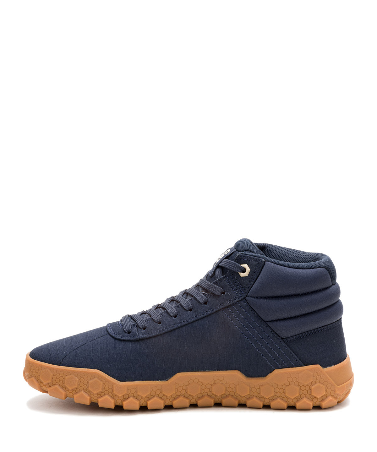 Zapatilla Con Caña Canvas Hombre Hex + Mid Azul Oscuro Cat