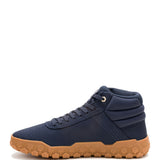 Zapatilla Con Caña Canvas Hombre Hex + Mid Azul Oscuro Cat