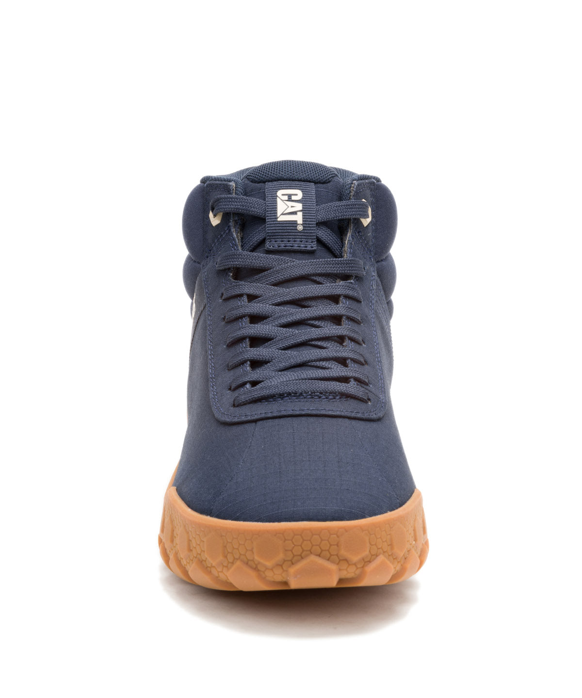 Zapatilla Con Caña Canvas Hombre Hex + Mid Azul Oscuro Cat