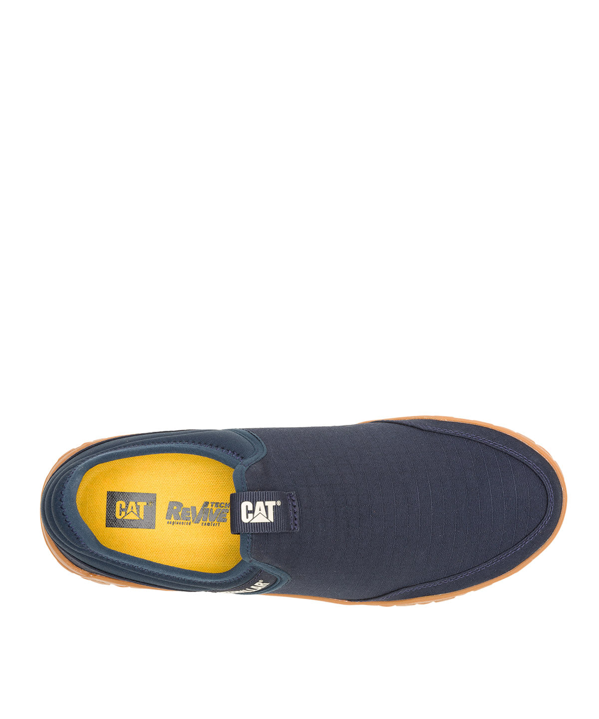 Zapatilla Slip On Hombre Hex + Azul Cat