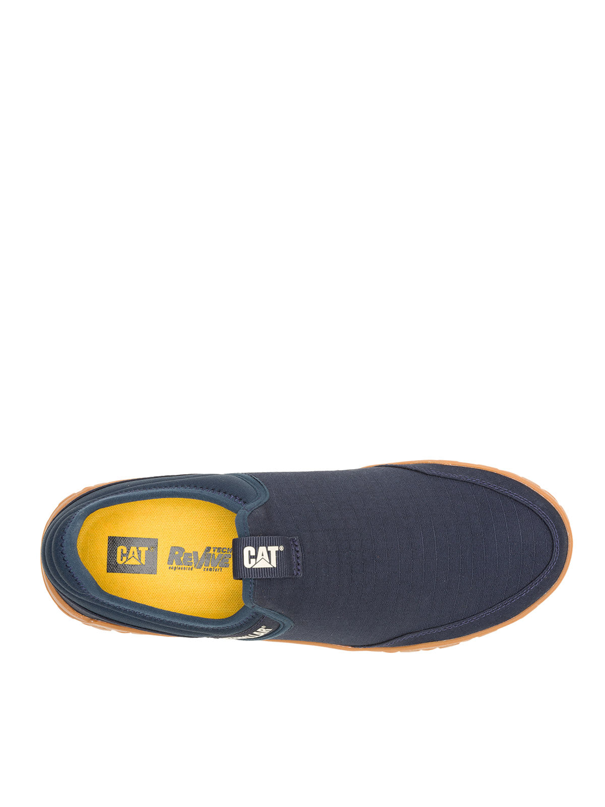 Zapatilla Slip On Hombre Hex + Azul Cat
