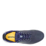 Zapatilla Cuero Hombre Hex Lite Azul Cat