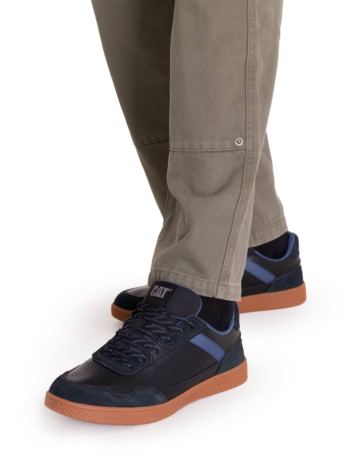 Zapatilla Casual Hombre Pause Retro Negro Cat