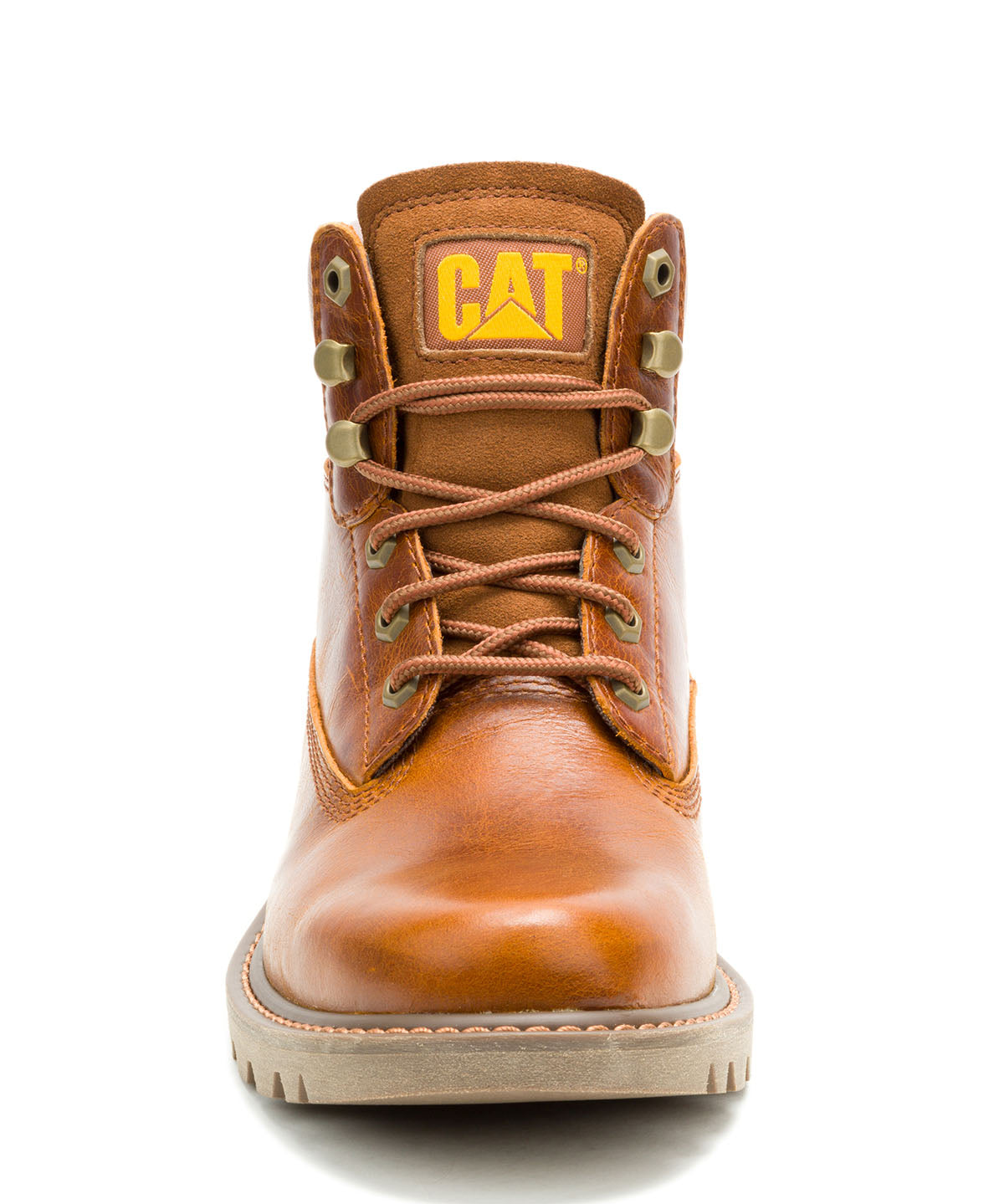 Botín de Cuero Hombre Colorado 2.0 Café Cat