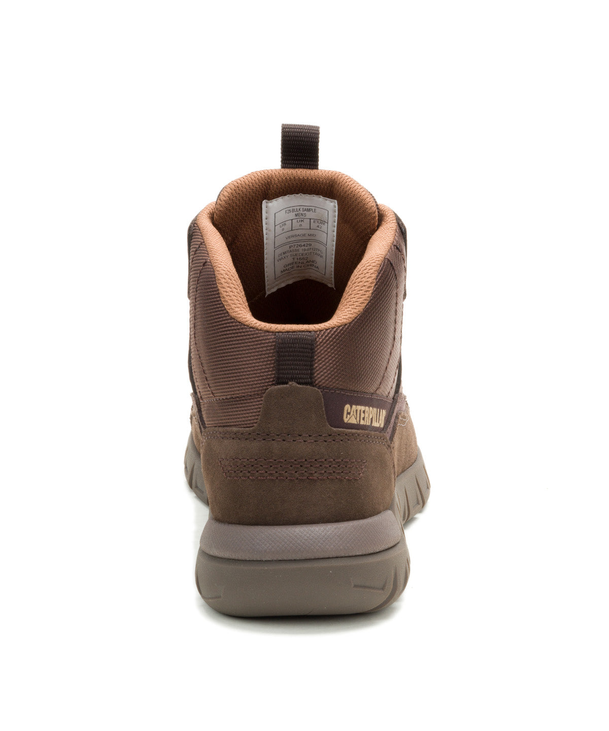 Zapatilla Caña Alta Hombre Versage Mid Café Oscuro Cat