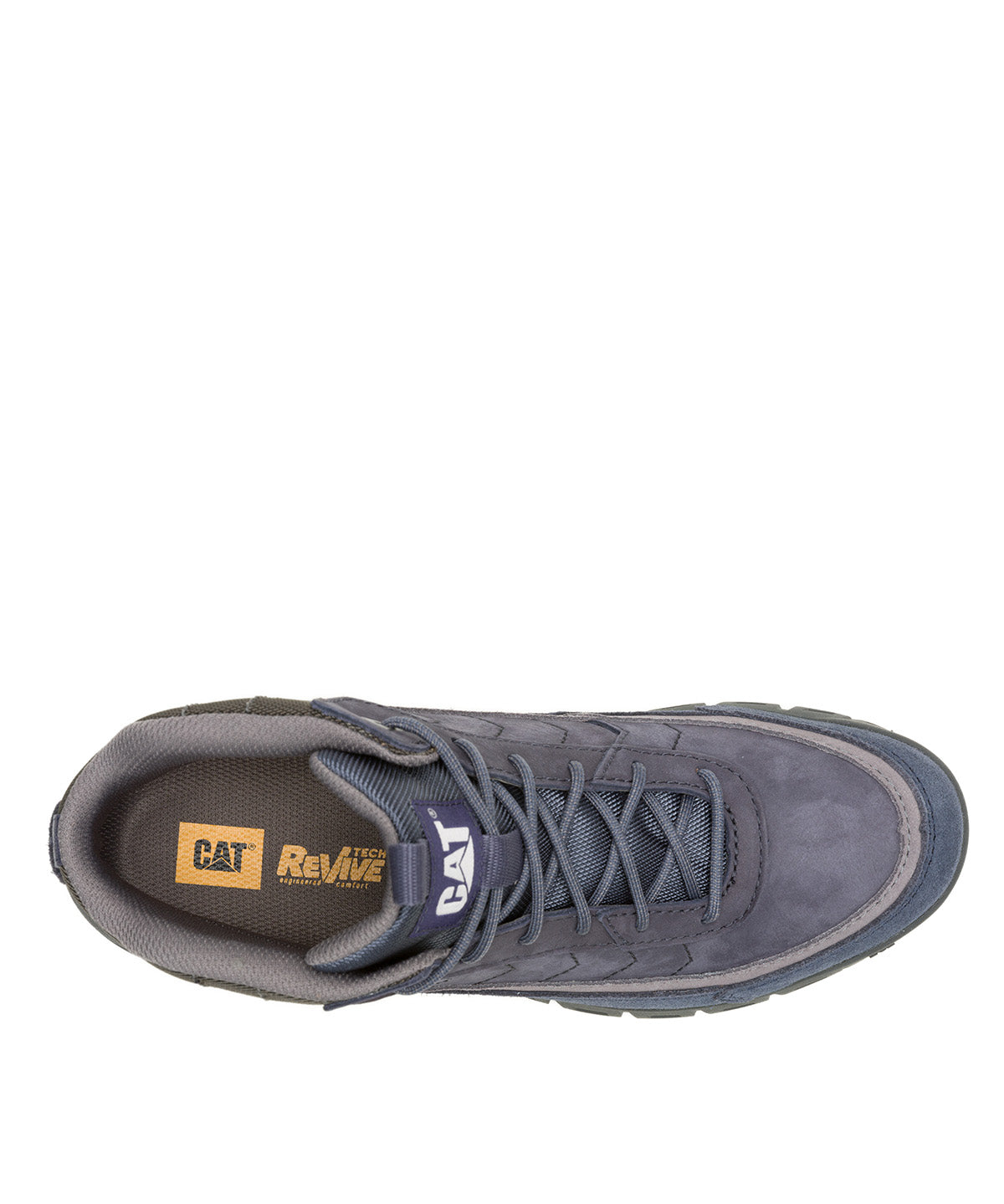 Zapatilla Caña Alta Hombre Versage Mid Azul Cat