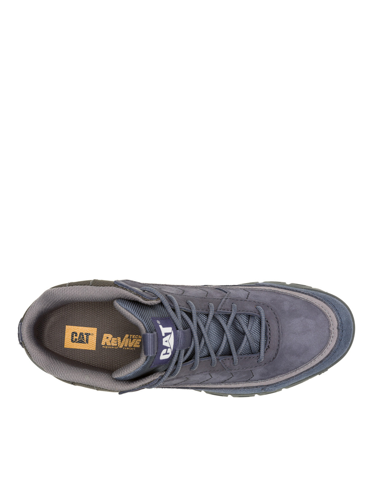 Zapatilla Caña Alta Hombre Versage Mid Azul Cat