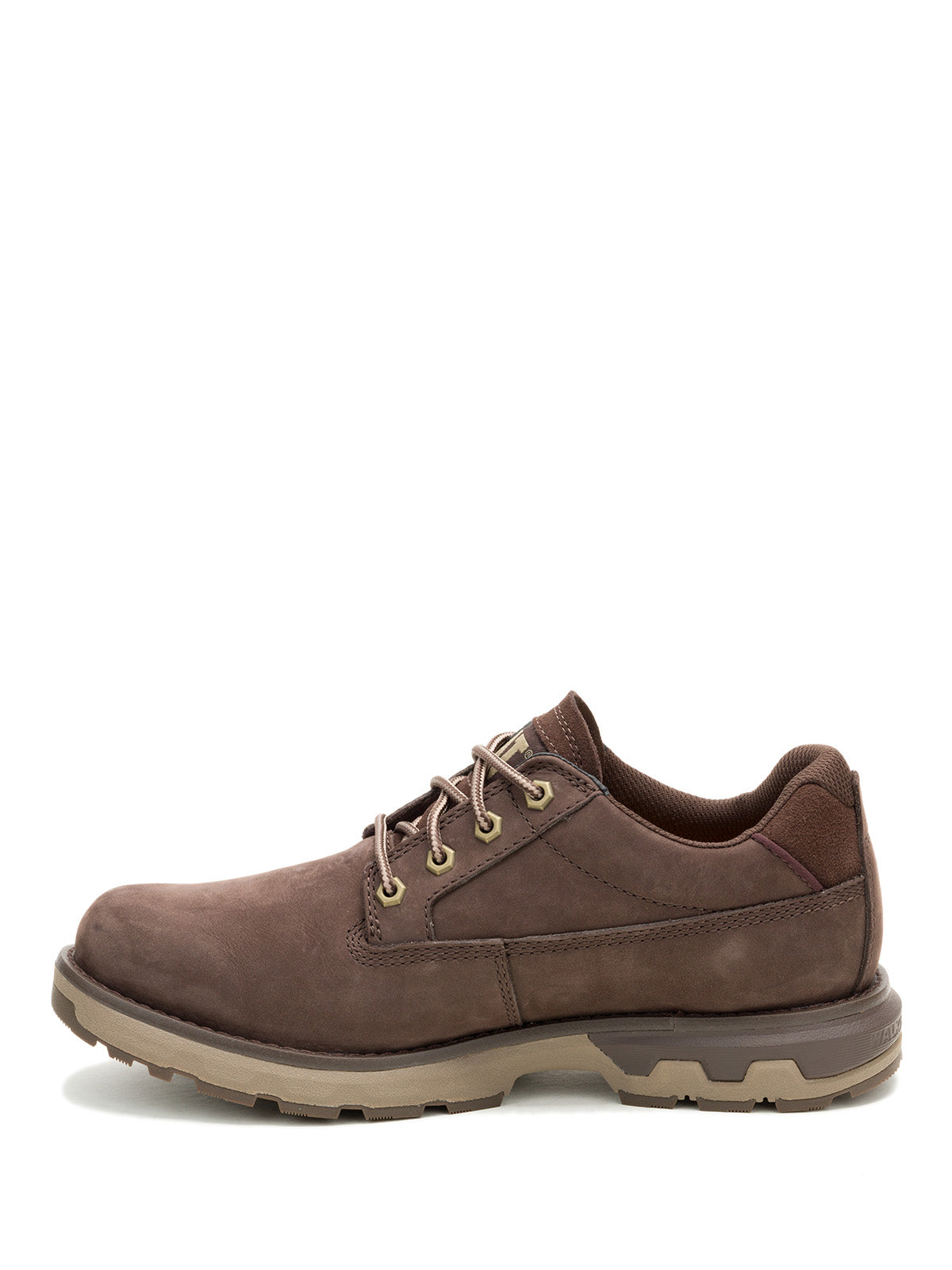 Zapatilla de Cuero Hombre Pursue Lo Café Cat