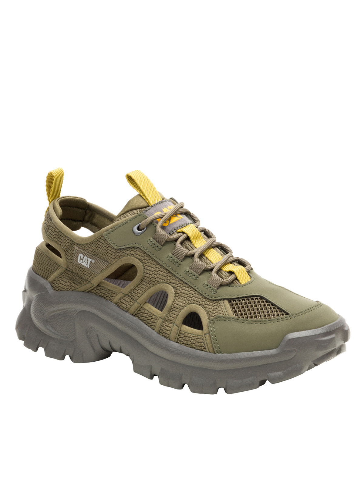 Sandalia Hombre Intruder Lite Air Flo Oliva Cat