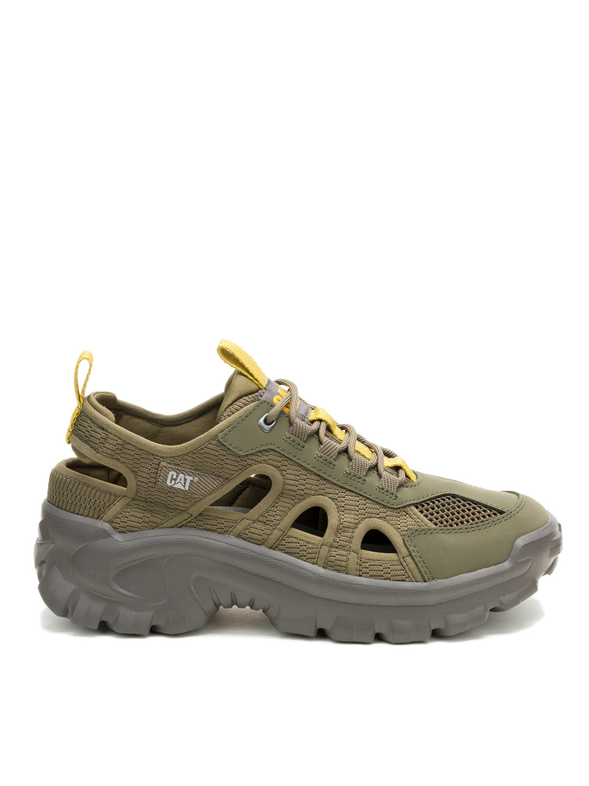Sandalia Hombre Intruder Lite Air Flo Oliva Cat