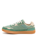 Zapatilla Hombre Pause Retro Canvas Verde Cat