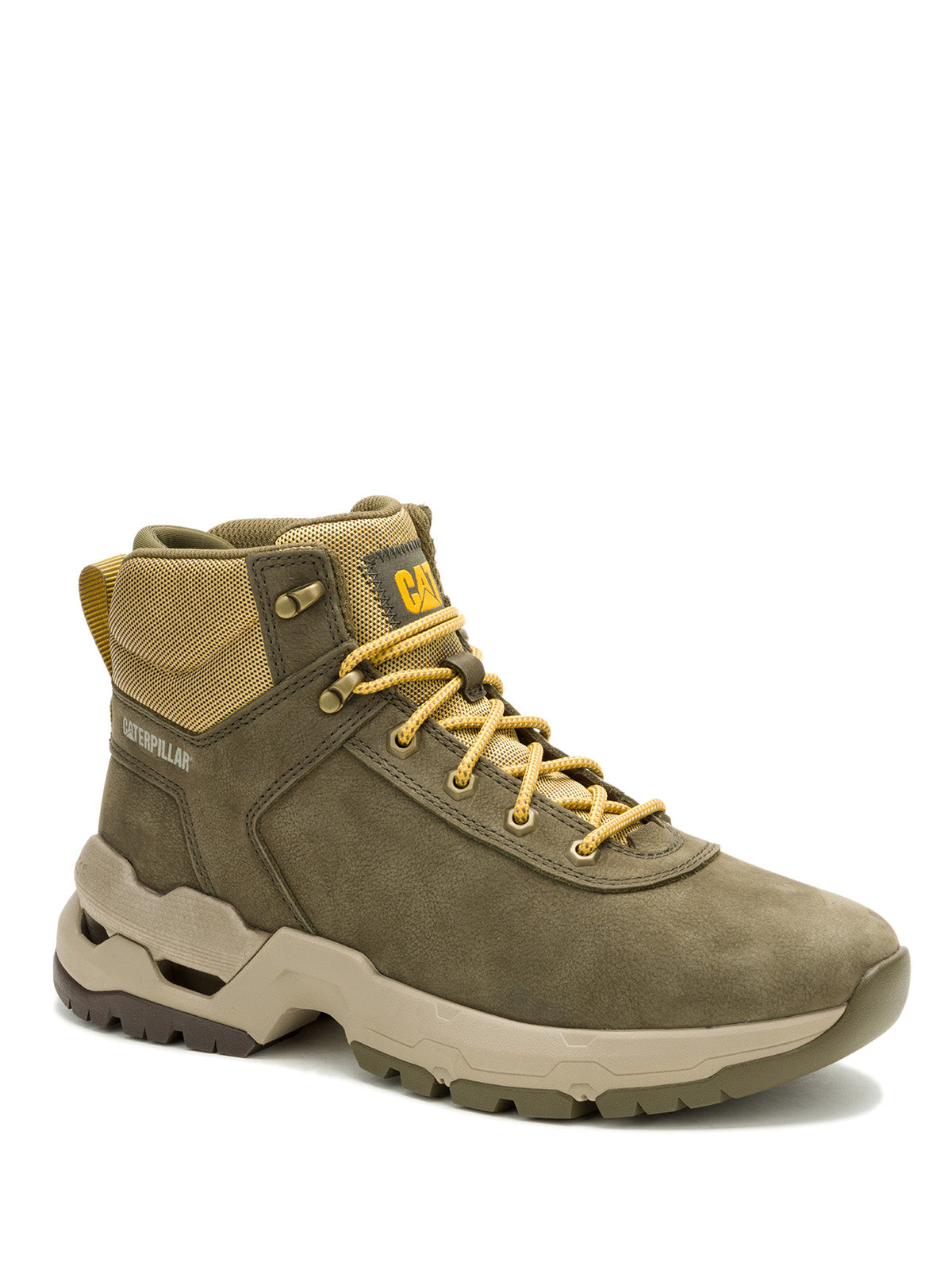Zapatilla Con Caña Hombre Surge Hiker Verde Oliva Cat