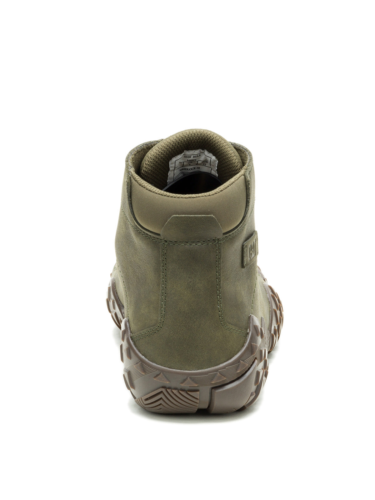Zapatilla Hombre Gridlock Hi Verde Oliva Cat