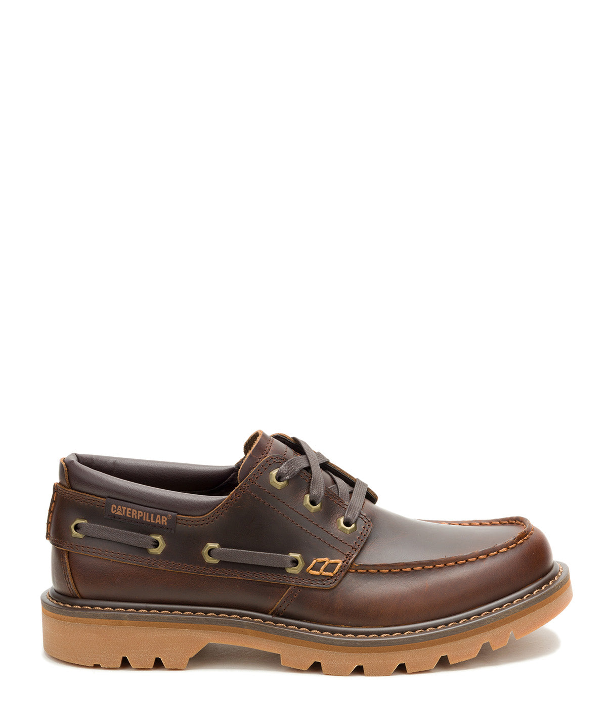 Zapato Hombre Colorado Boat Lo Café Oscuro Cat