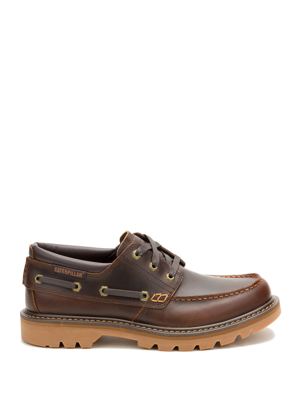 Zapato Hombre Colorado Boat Lo Café Oscuro Cat