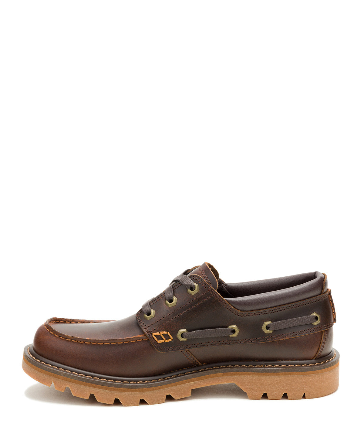 Zapato Hombre Colorado Boat Lo Café Oscuro Cat