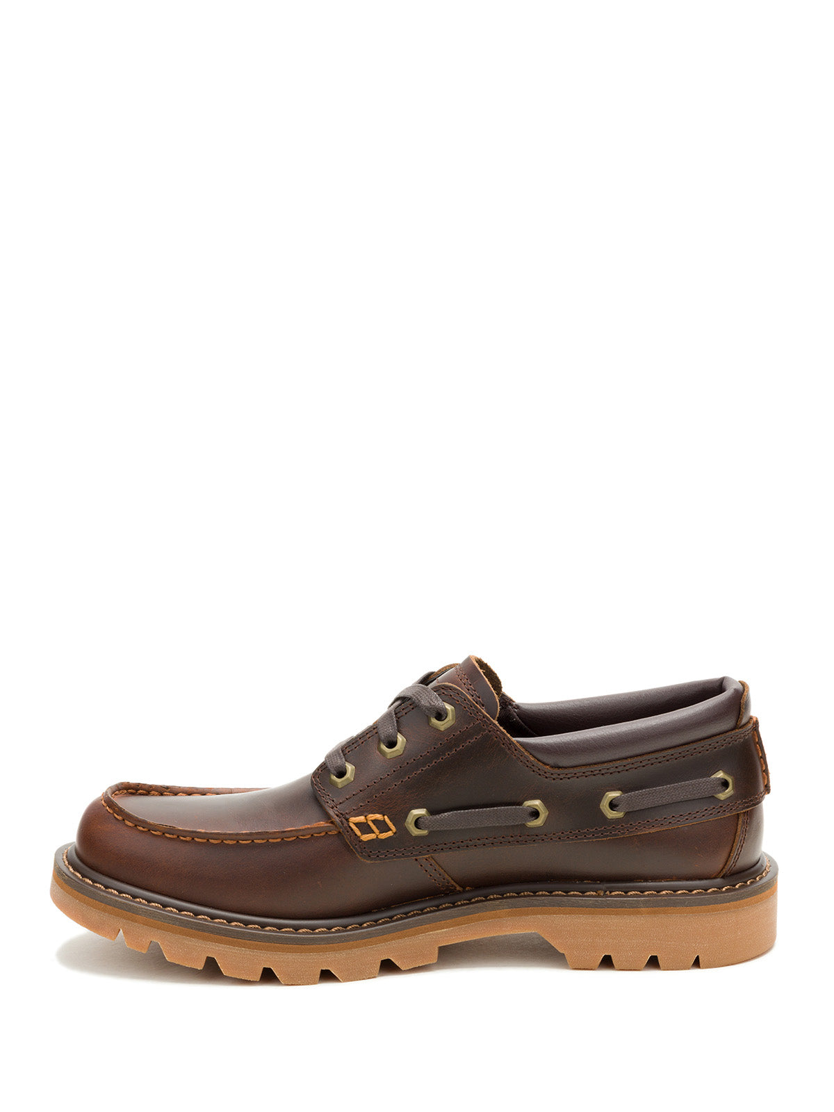 Zapato Hombre Colorado Boat Lo Café Oscuro Cat