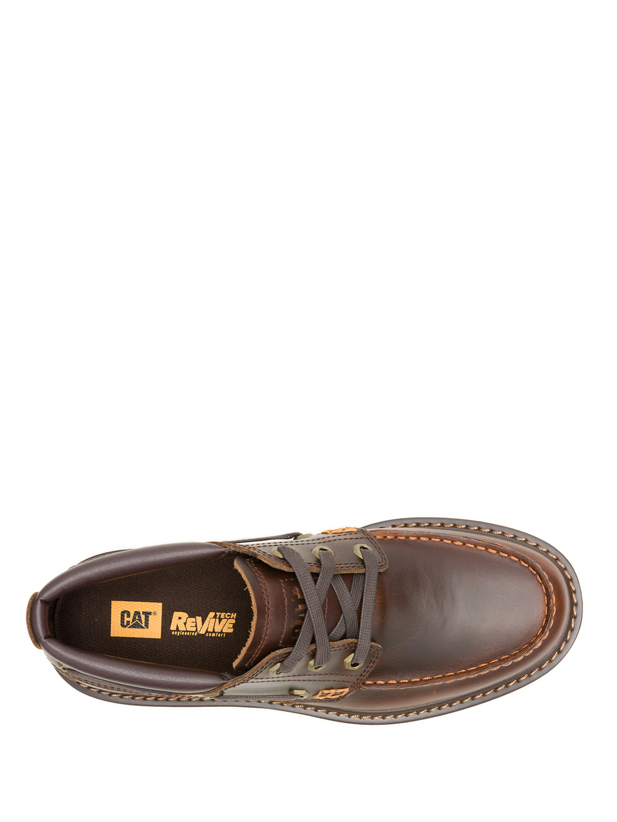 Zapato Hombre Colorado Boat Lo Café Oscuro Cat