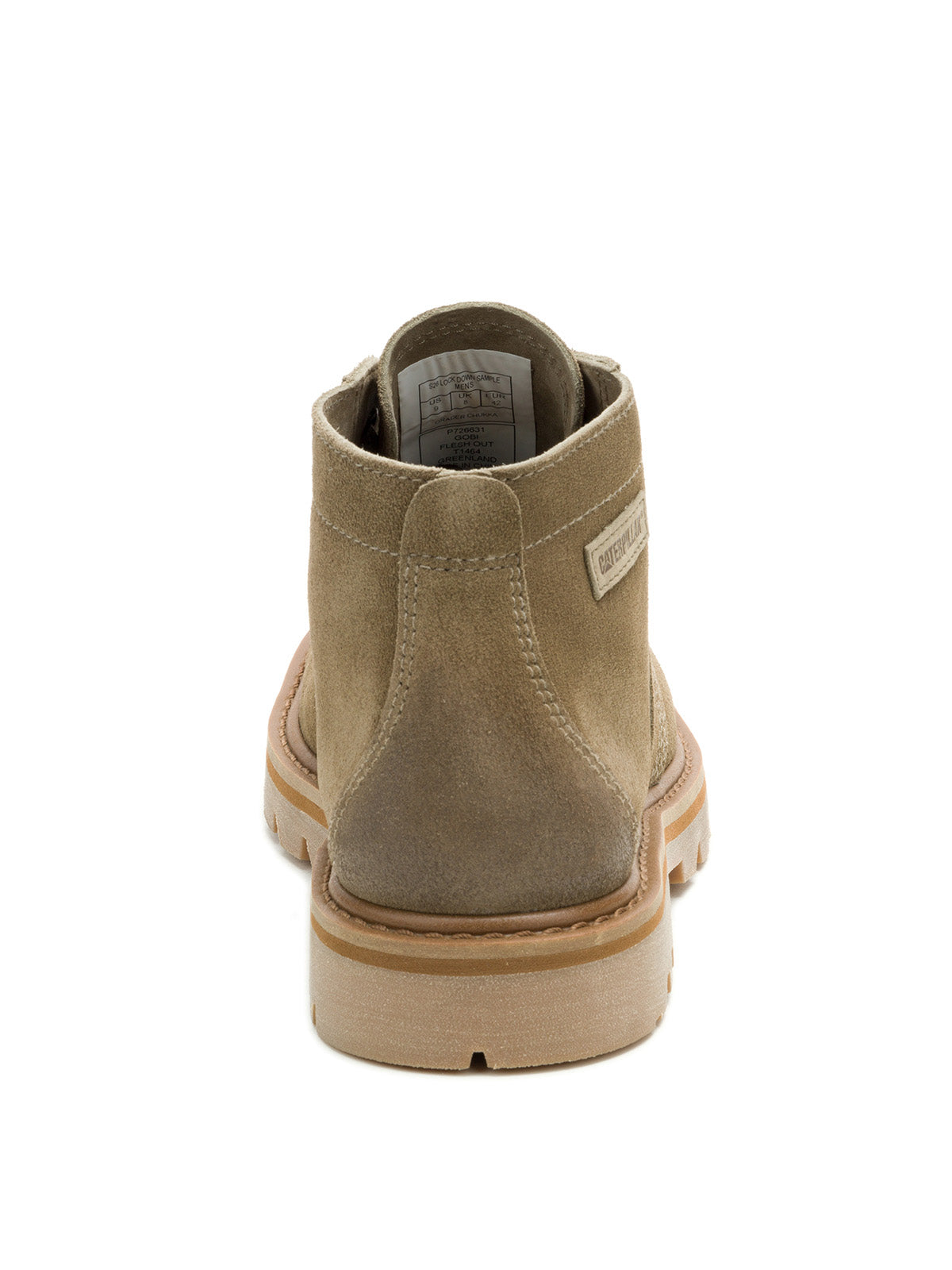 Botín Cuero Hombre Grader Chukka Verde Oliva Cat