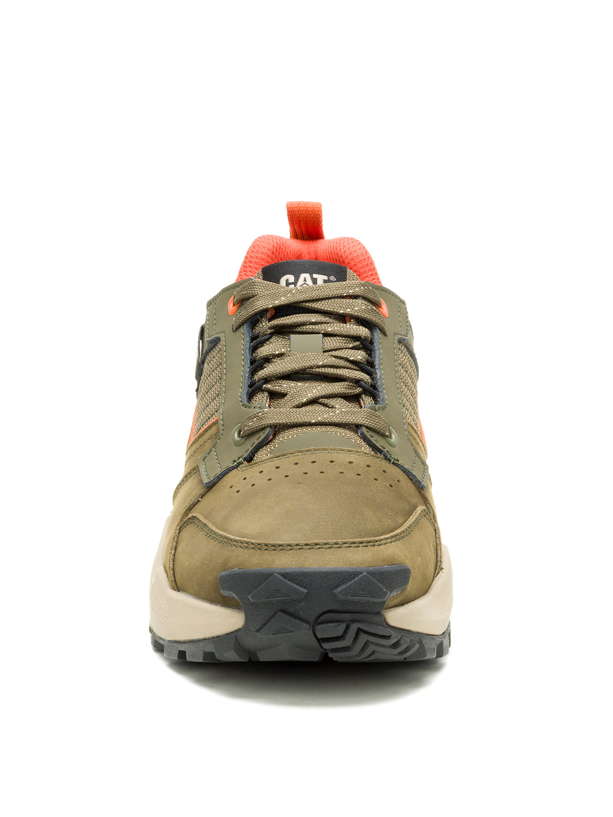 Zapatilla Hombre Grapple Leather Verde Oliva Cat