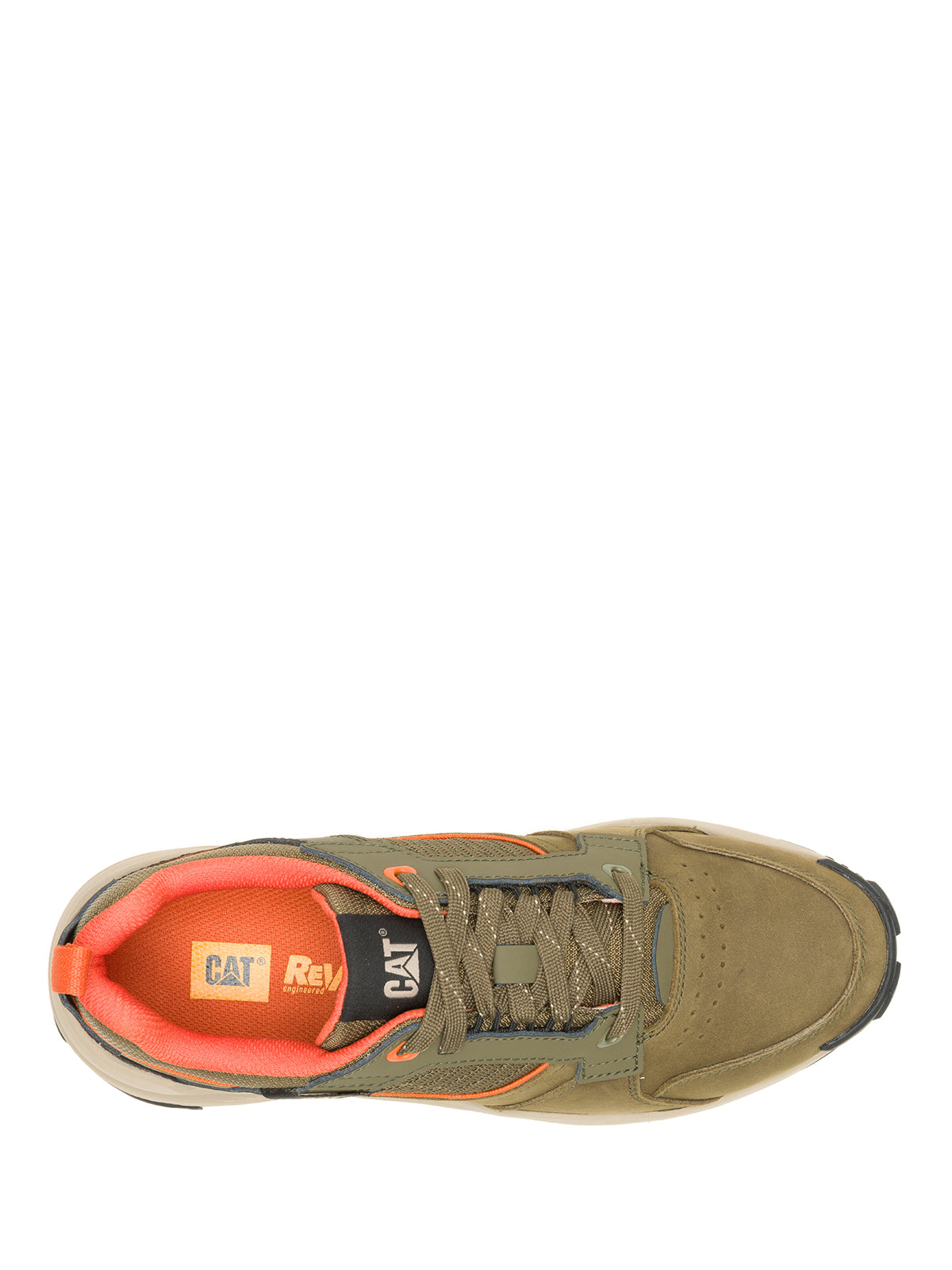 Zapatilla Hombre Grapple Leather Verde Oliva Cat