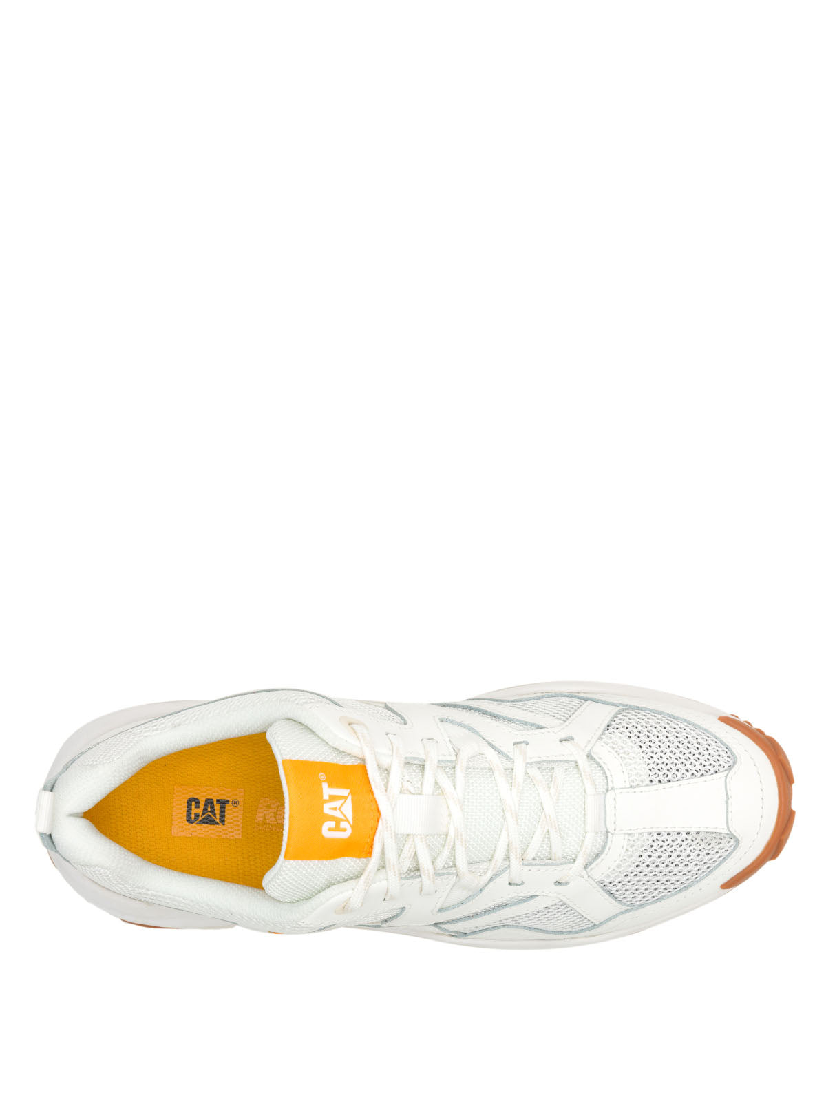 Zapatilla Hombre Grapple Leather Mesh Blanco Cat