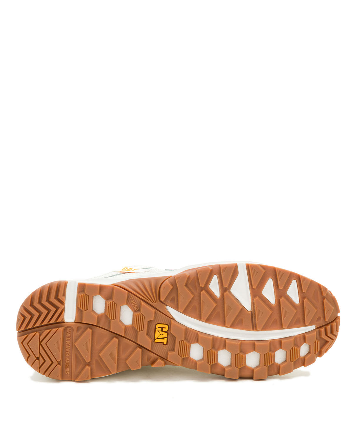 Zapatilla Hombre Grapple Leather Mesh Blanco Cat