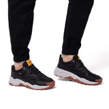 Zapatilla Hombre Grapple Leather Mesh Negro Cat