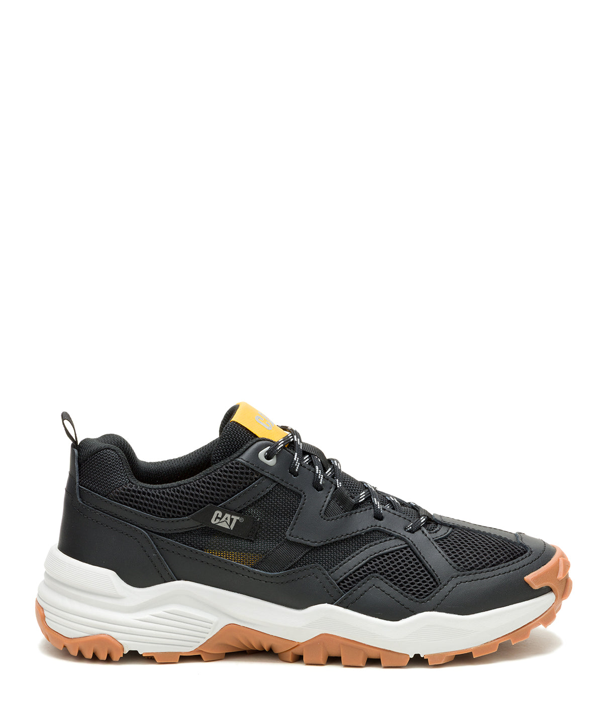 Zapatilla Hombre Grapple Leather Mesh Negro Cat