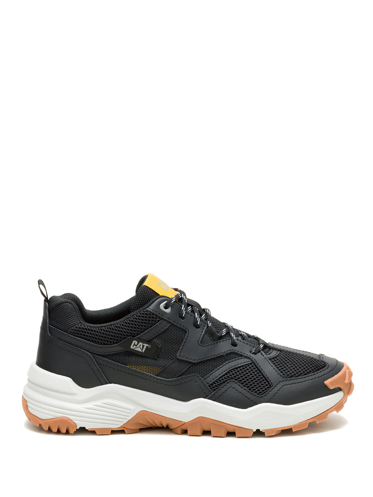 Zapatilla Hombre Grapple Leather Mesh Negro Cat