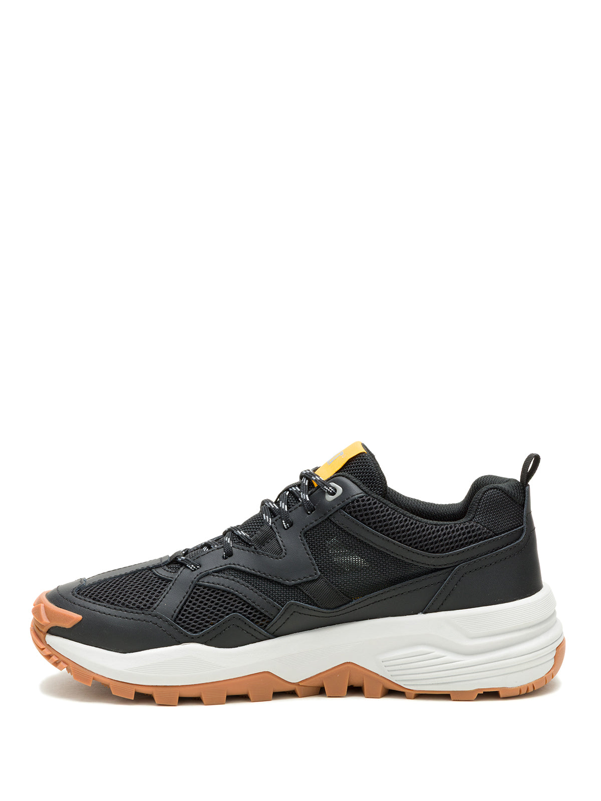 Zapatilla Hombre Grapple Leather Mesh Negro Cat