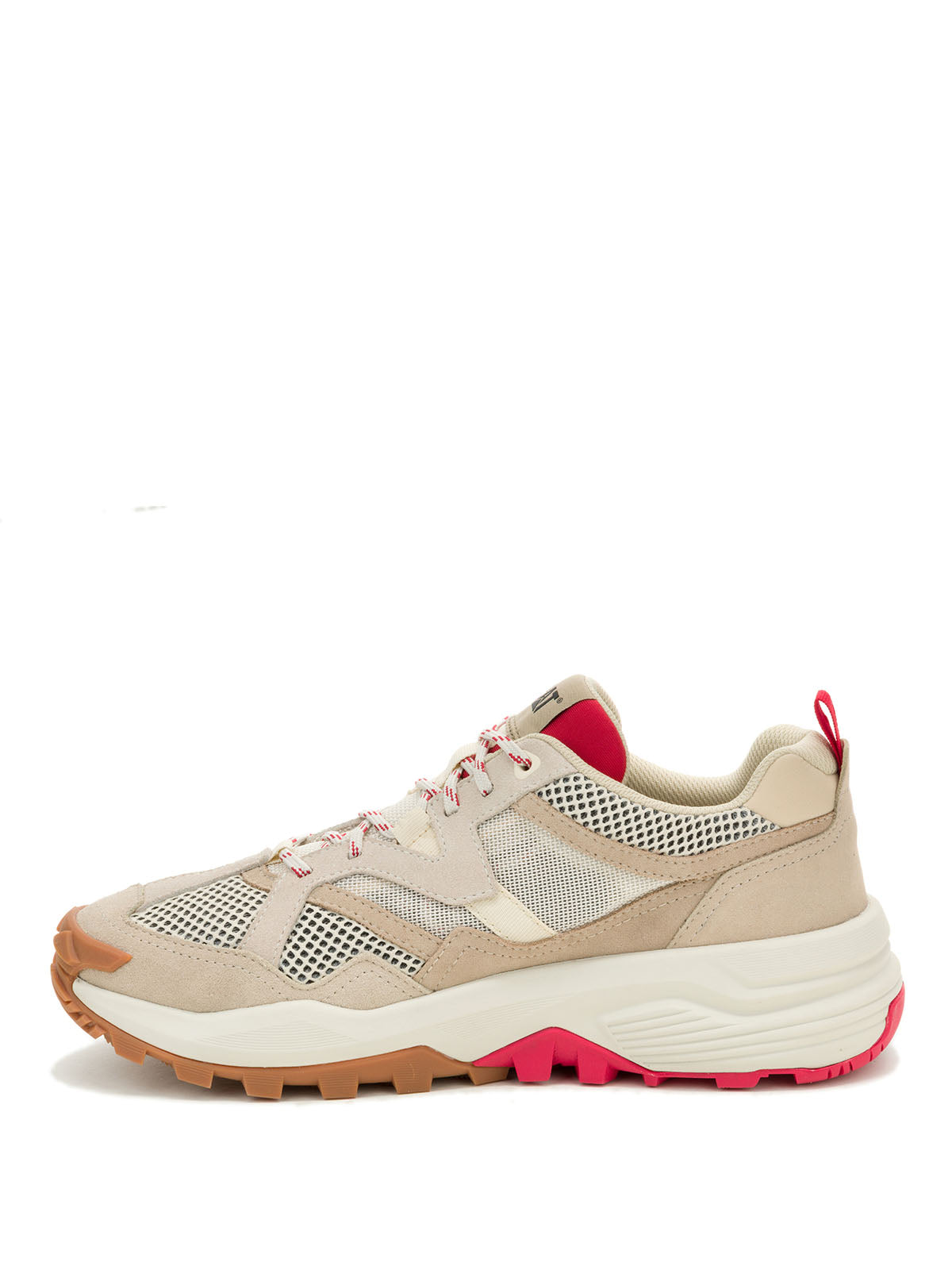 Zapatilla Hombre Grapple Suede Mesh Beige Cat