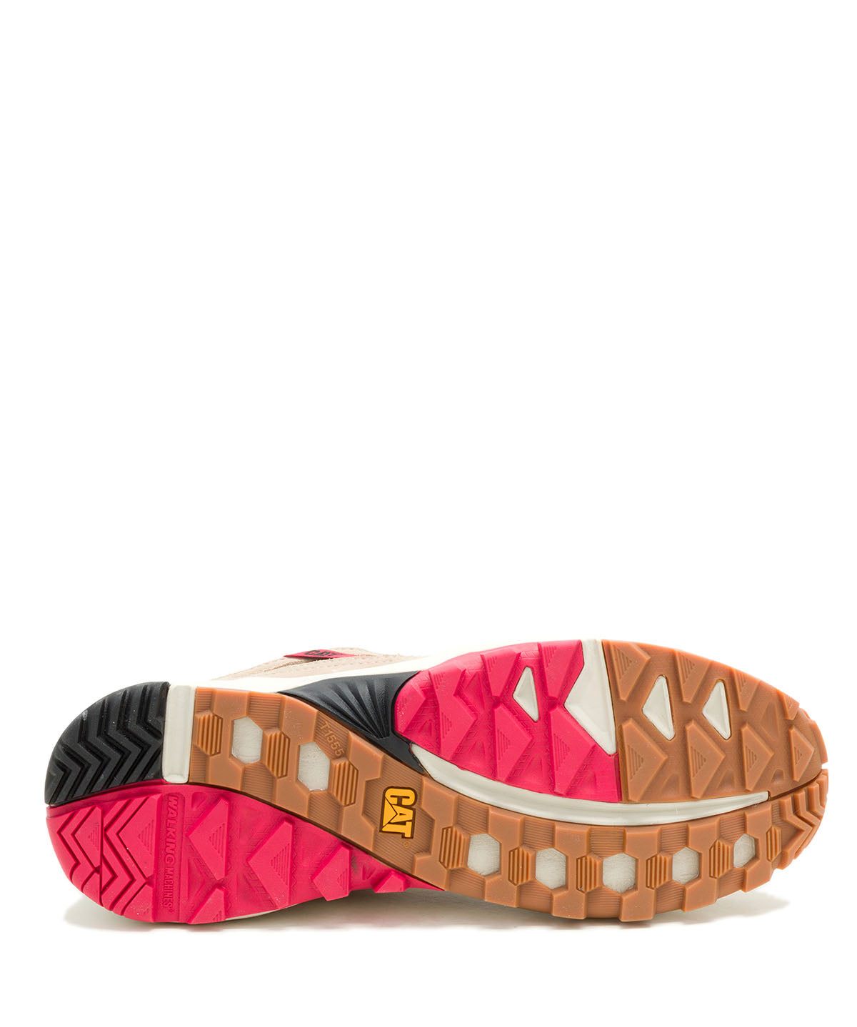 Zapatilla Hombre Grapple Suede Mesh Beige Cat